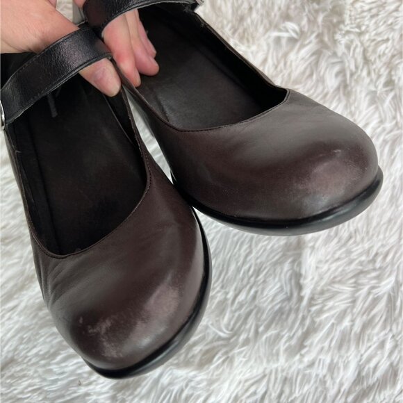 Dromedaris Nadia Mary Jane Mink Brown and Black Size 10.5 - Picture 8 of 10